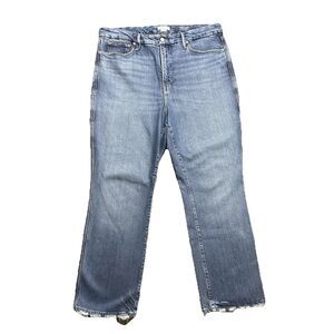 Good American Good Curvy Straight Jeans Women's 16 Indigo737 Super High Rise